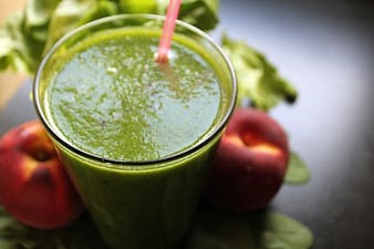 Green Peach Smoothie, covid recipes